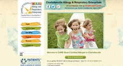 Desktop Screenshot of cvilleallergy.com